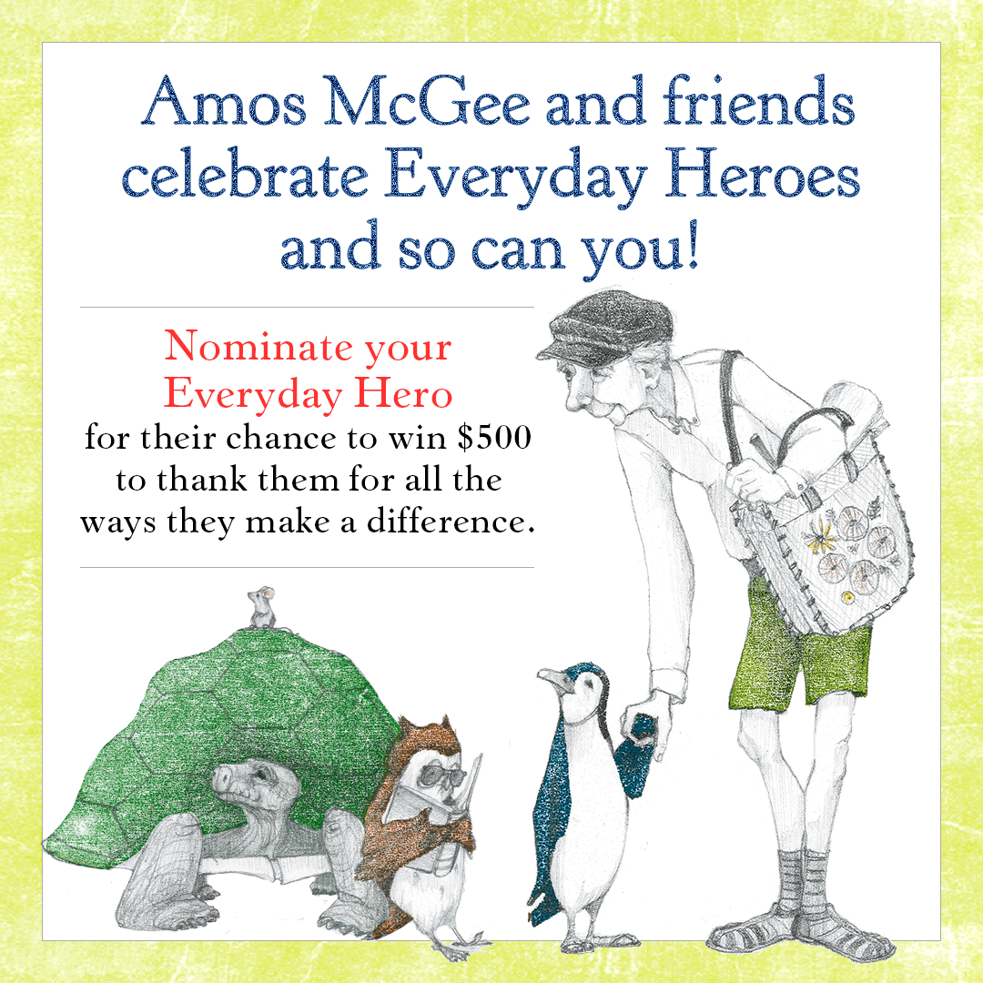Amos McGee Everyday Heroes Sweepstakes