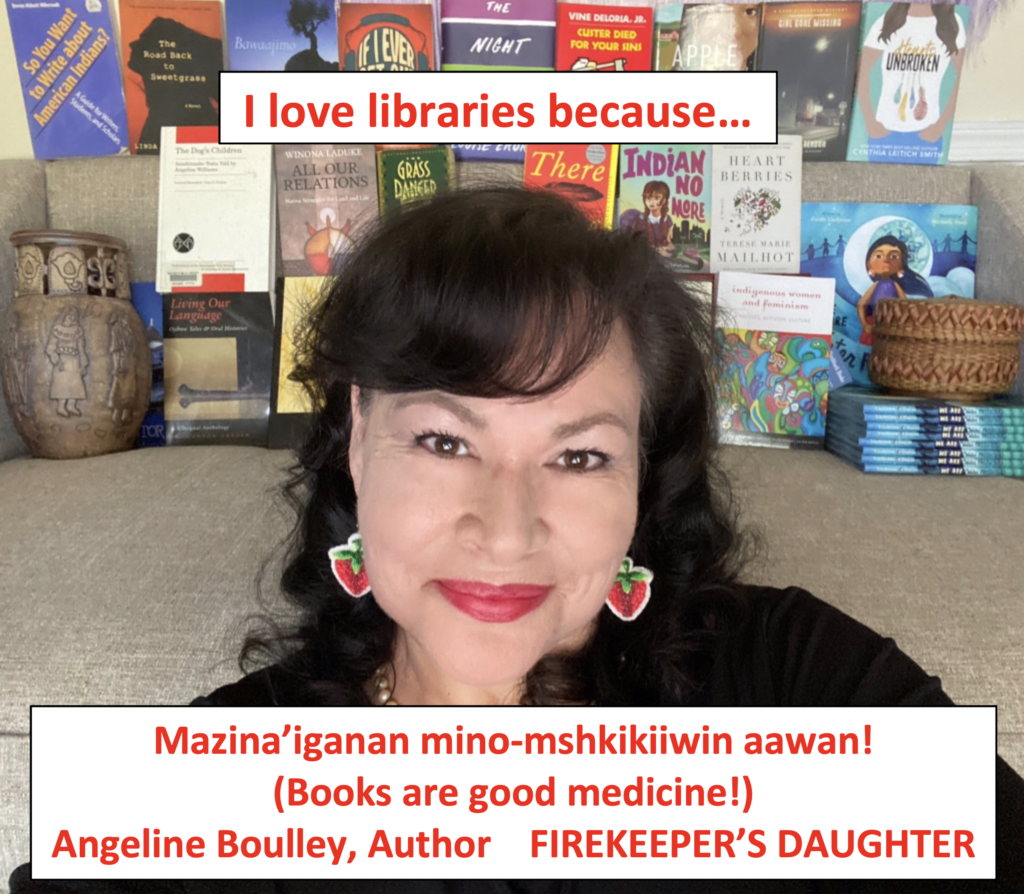 ALAI love libraries Angeline Boulley