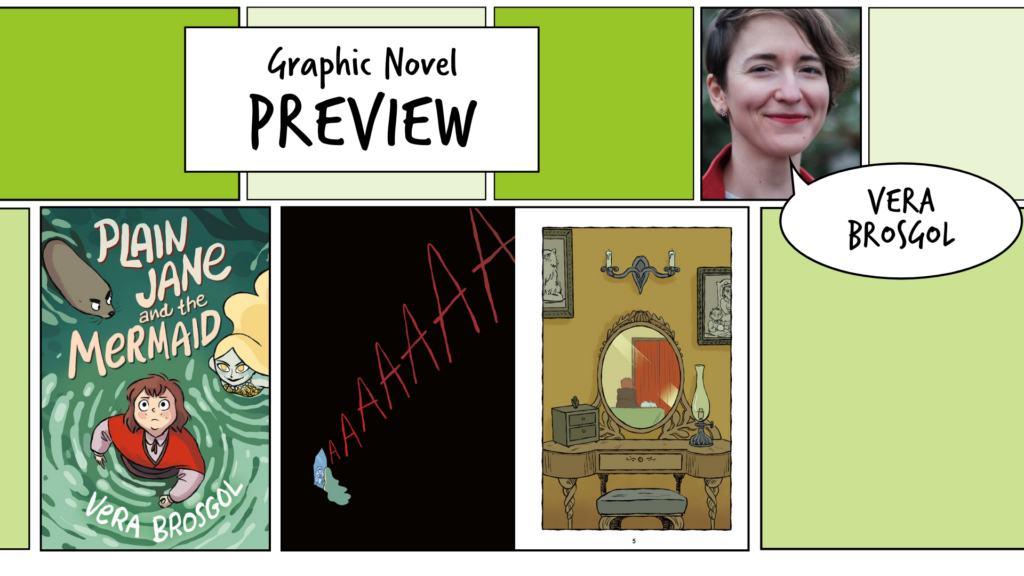 Graphic Novel Preview: Plain Jane and the Mermaid by Vera Brosgol – MacKids  School & Library