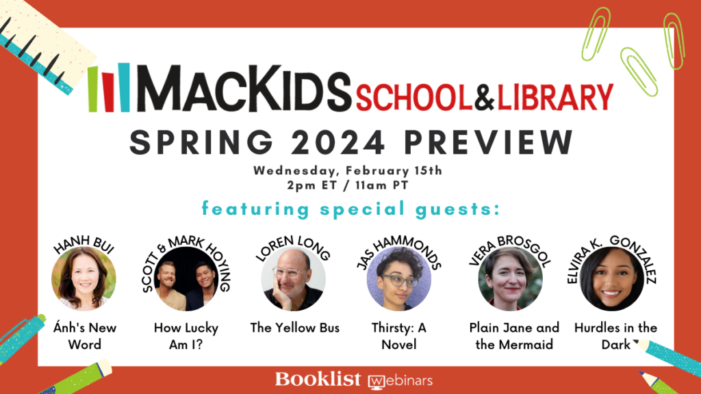 spring preview authors and titles, date/time of event