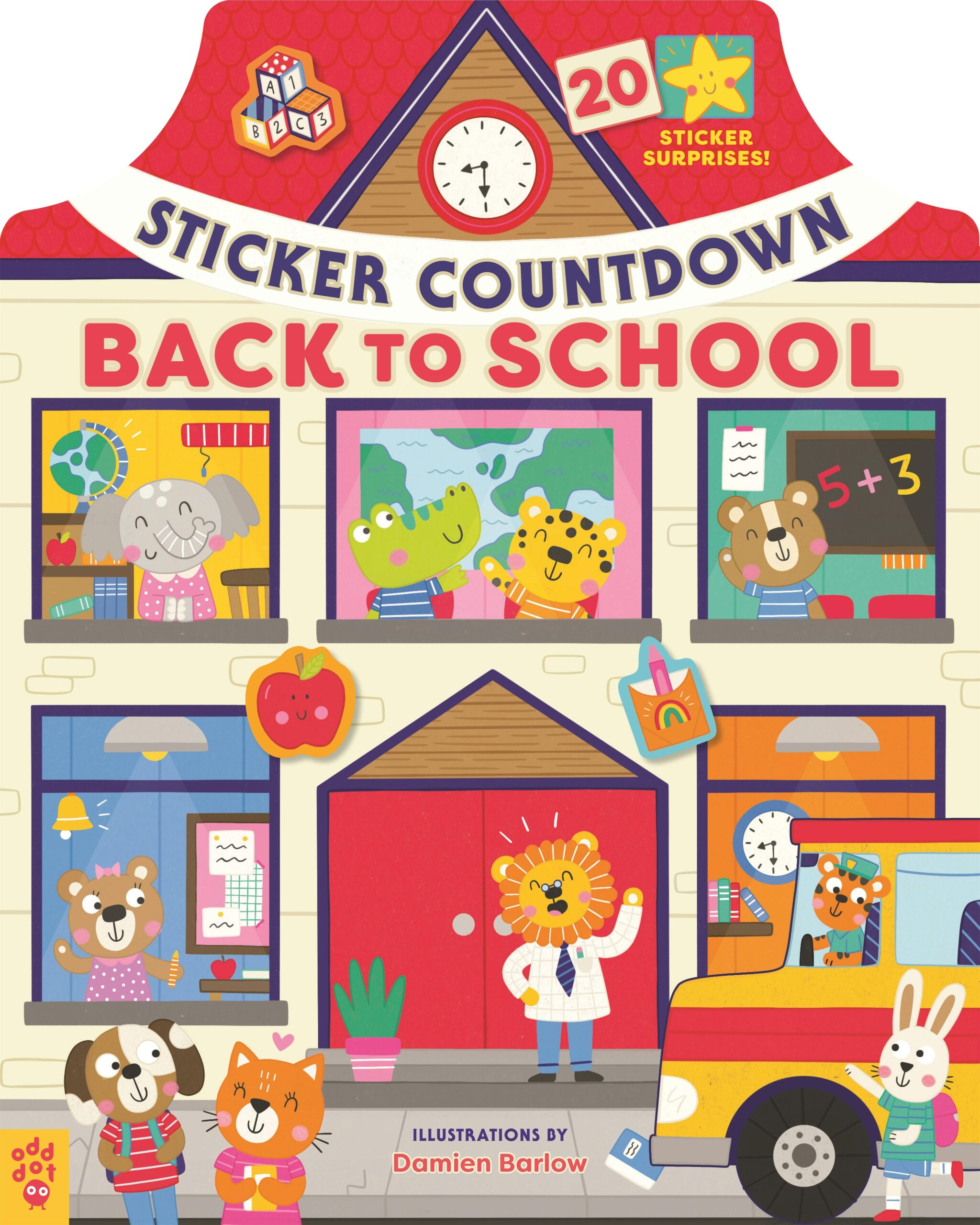 Sticker Countdown Back to School Book Cover