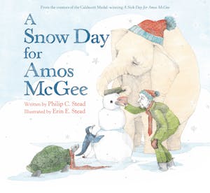 Cover of A Snow Day for Amos McGee