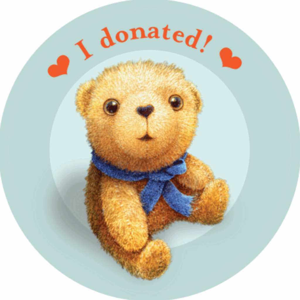 "I Donated"Art of Pocket Bear