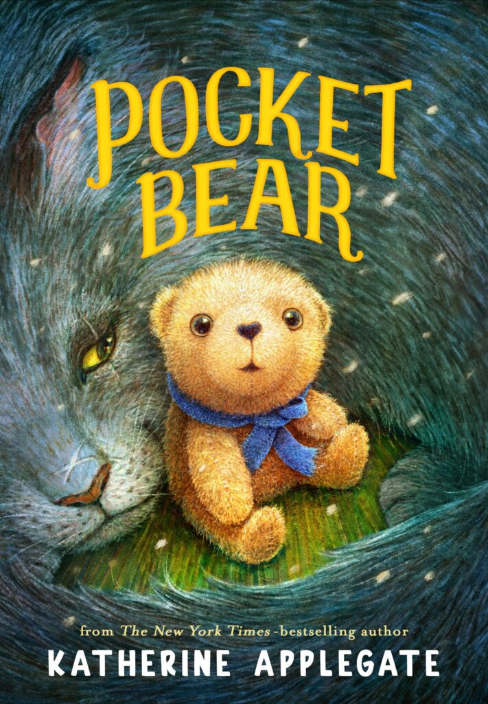 Pocket Bear cover imageSmall bear with a blue scarf curled up next to a large cat.