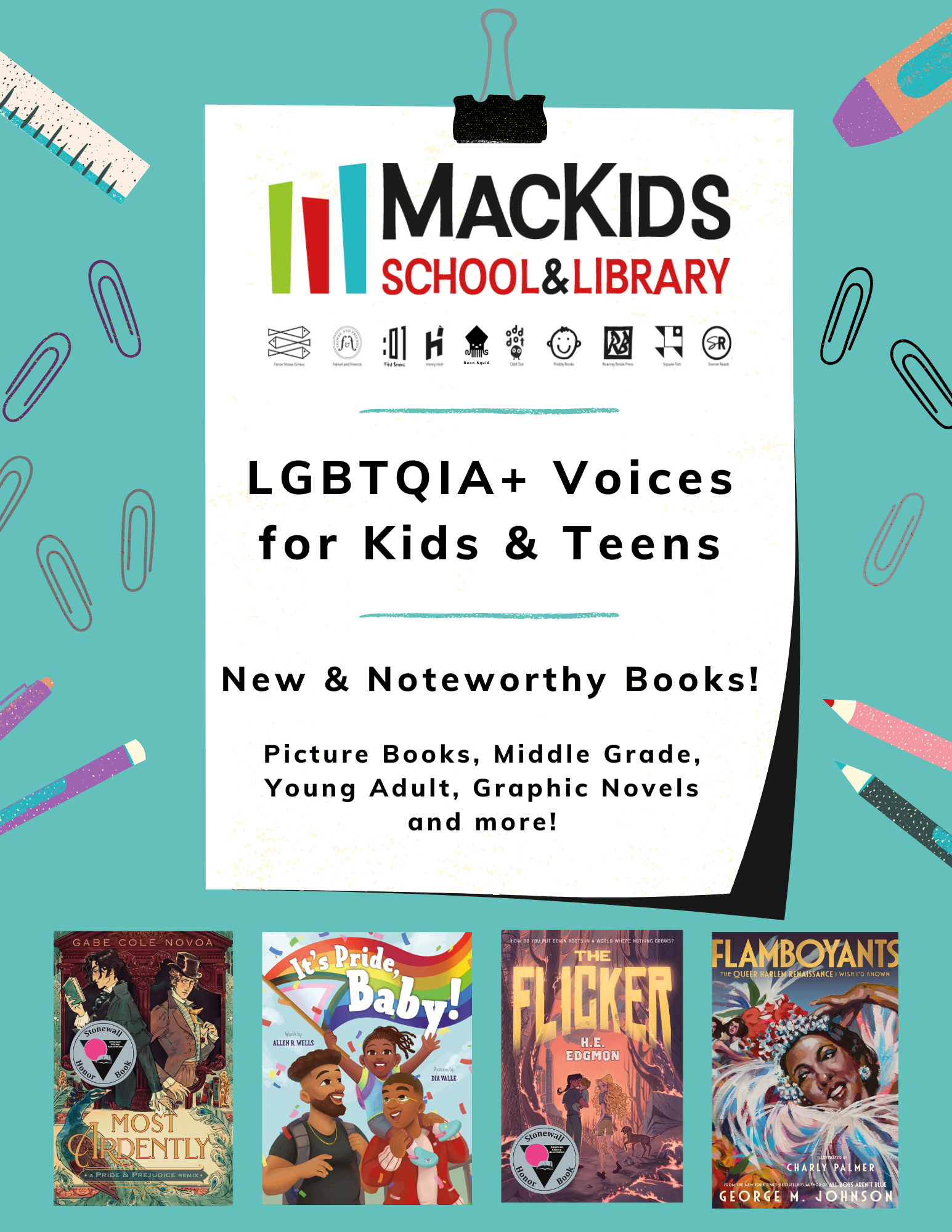 LGBTQIA+ Voices for kids and teens