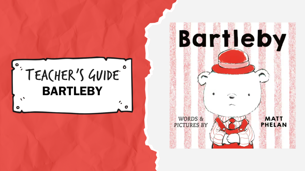 Cover of Bartleby, text reads "Teacher's Guide Bartleby"