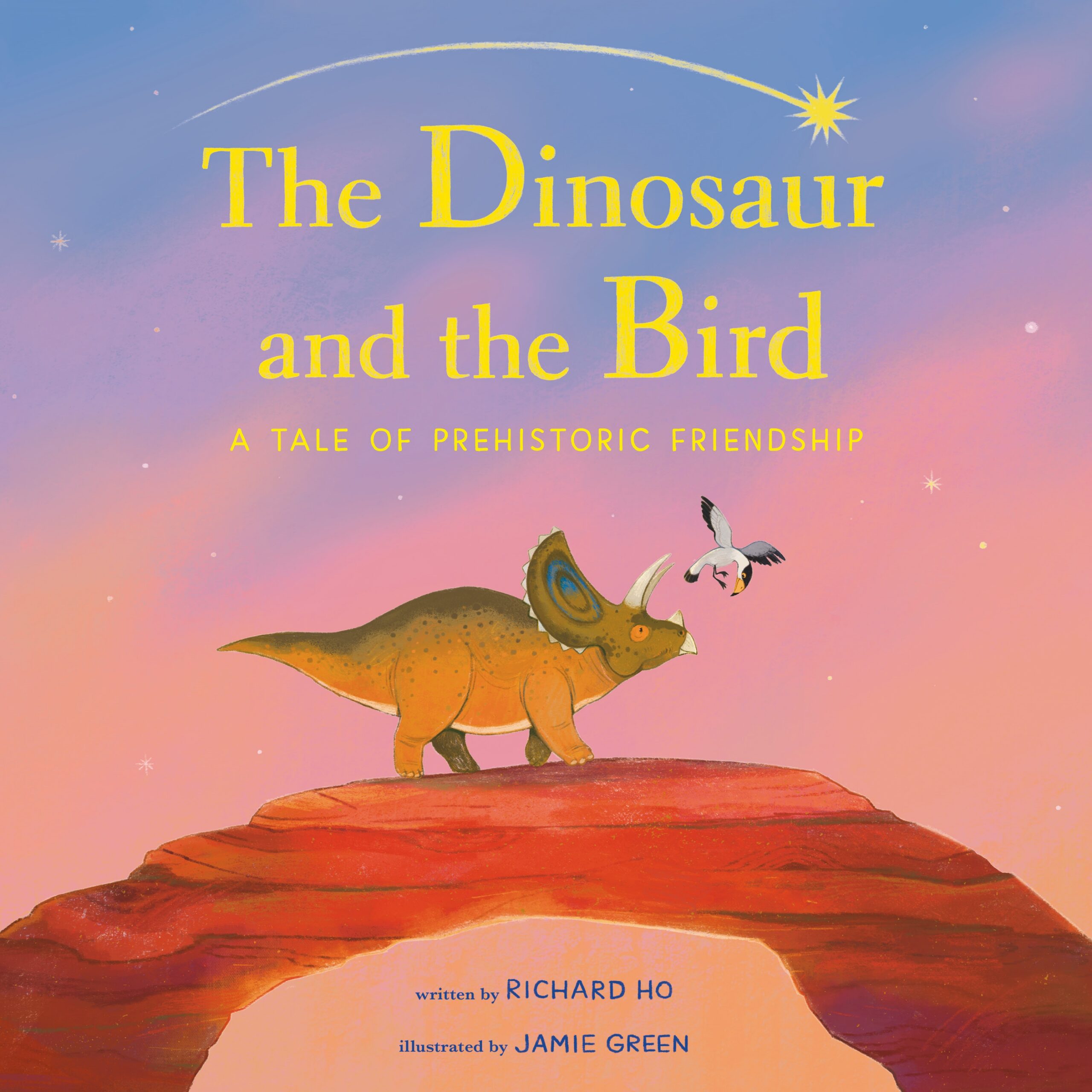 The dinosaur and the bird book cover