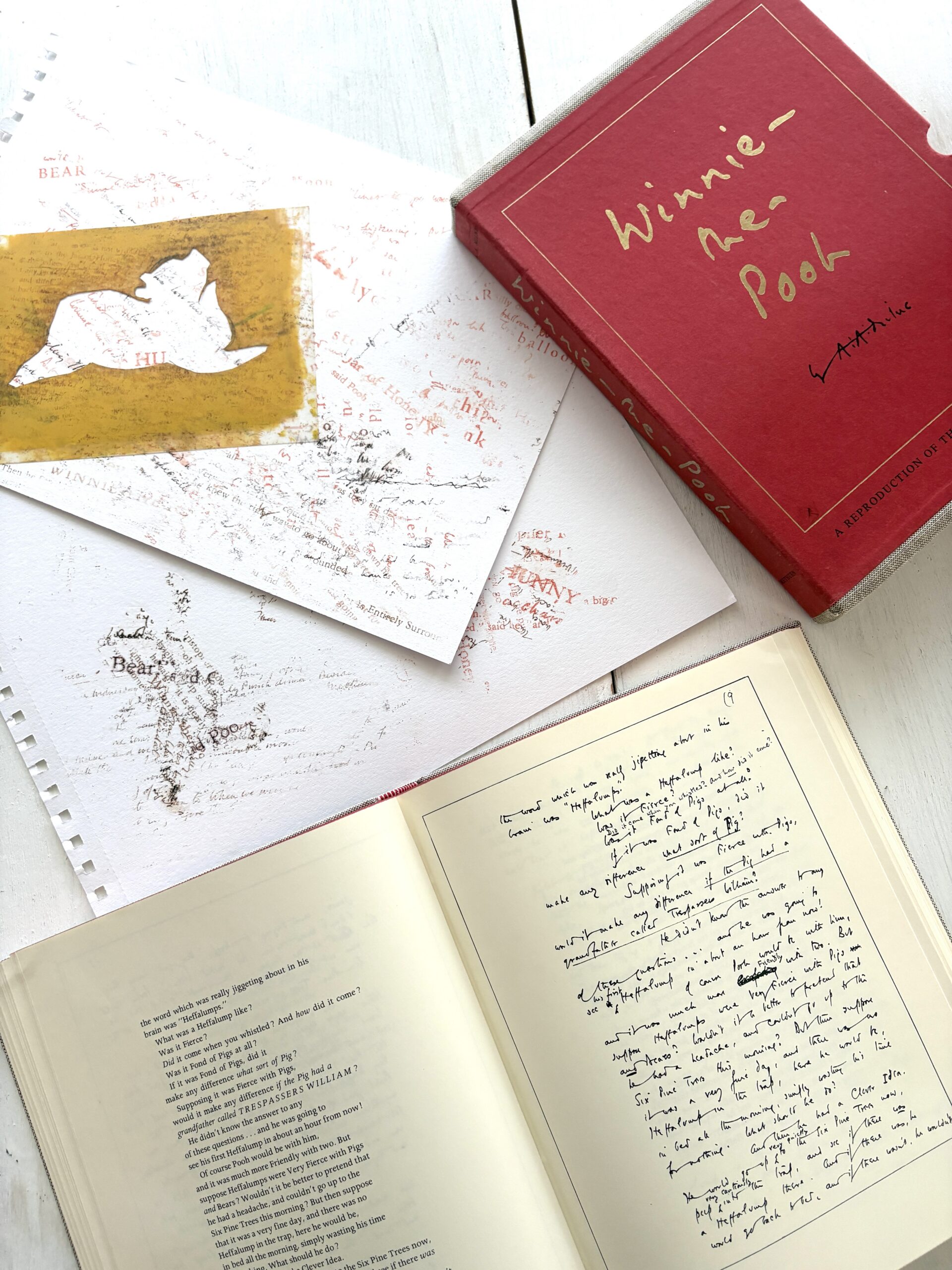 BEAR text transfer prints