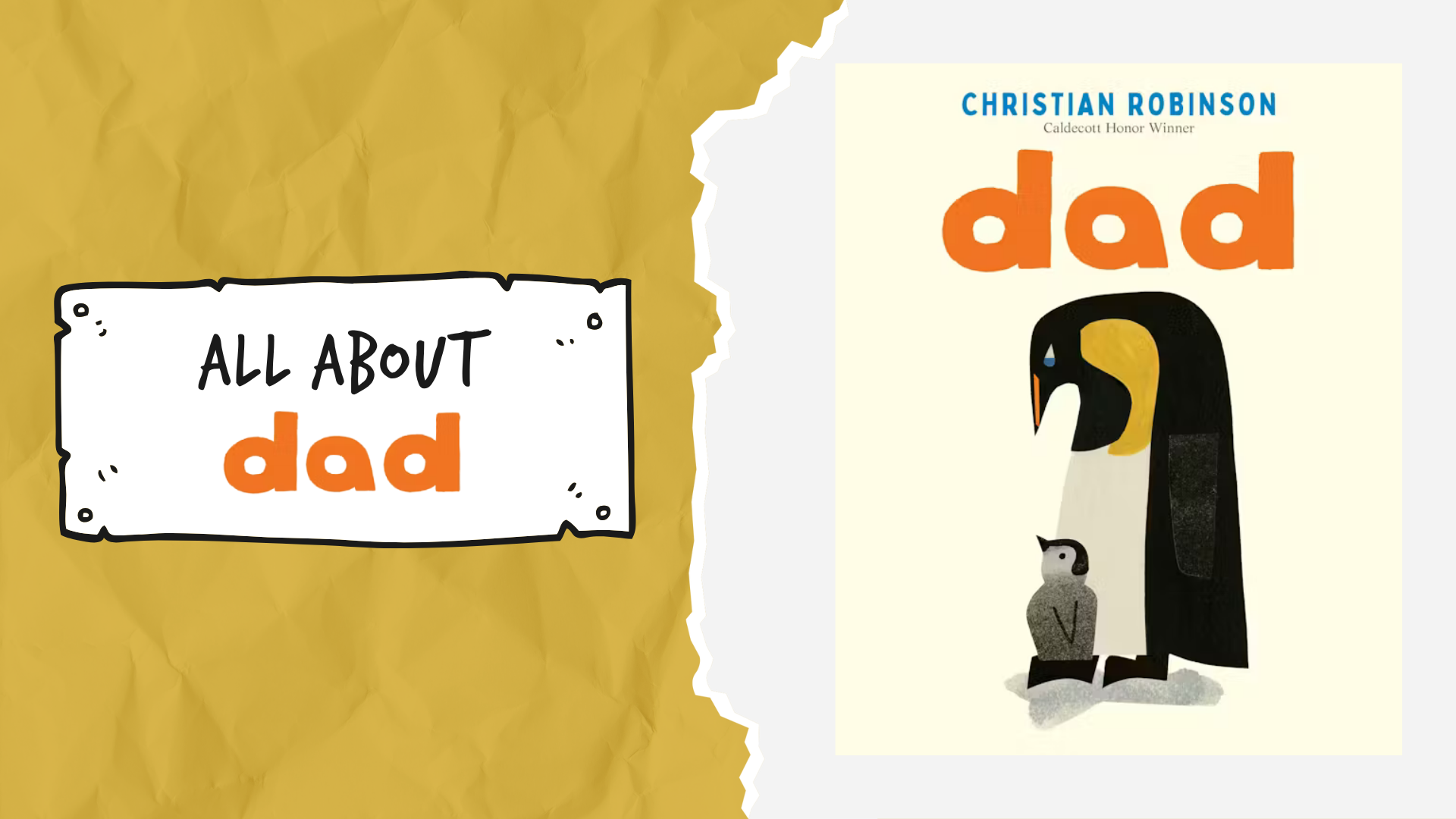 All about DAD by Christian Robinson. Shows cover