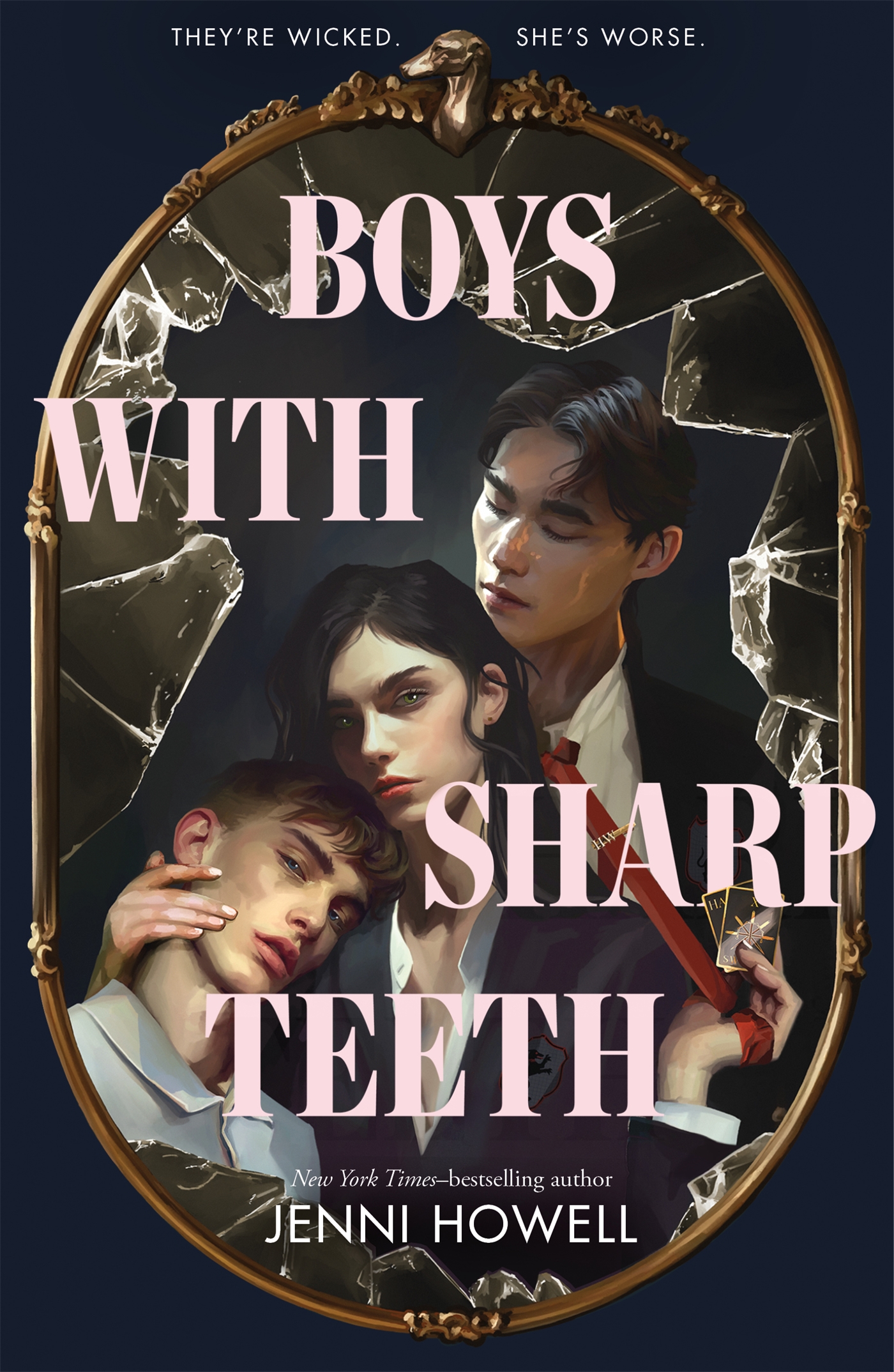 Boys with sharp teeth