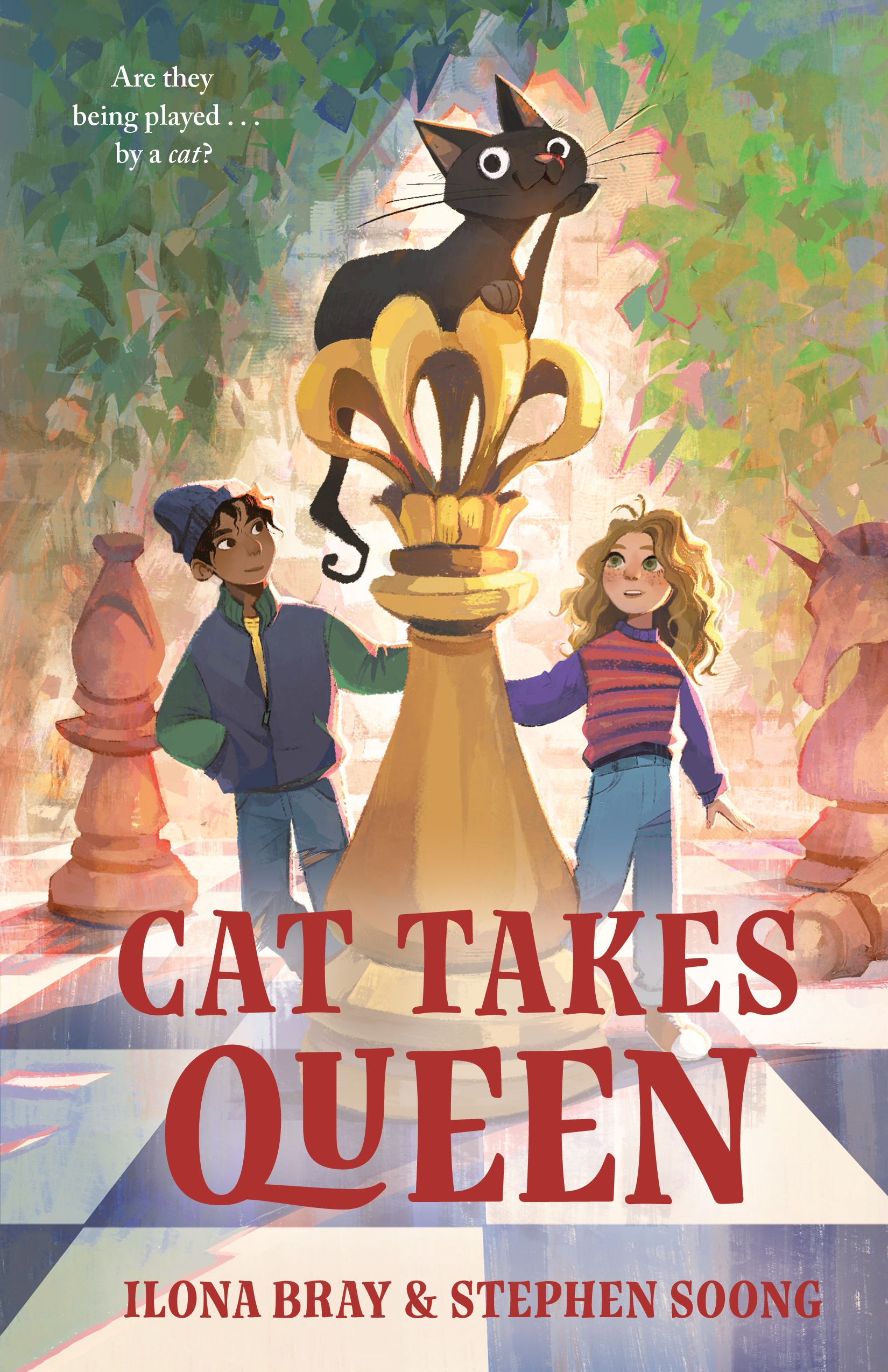 Cat takes queen